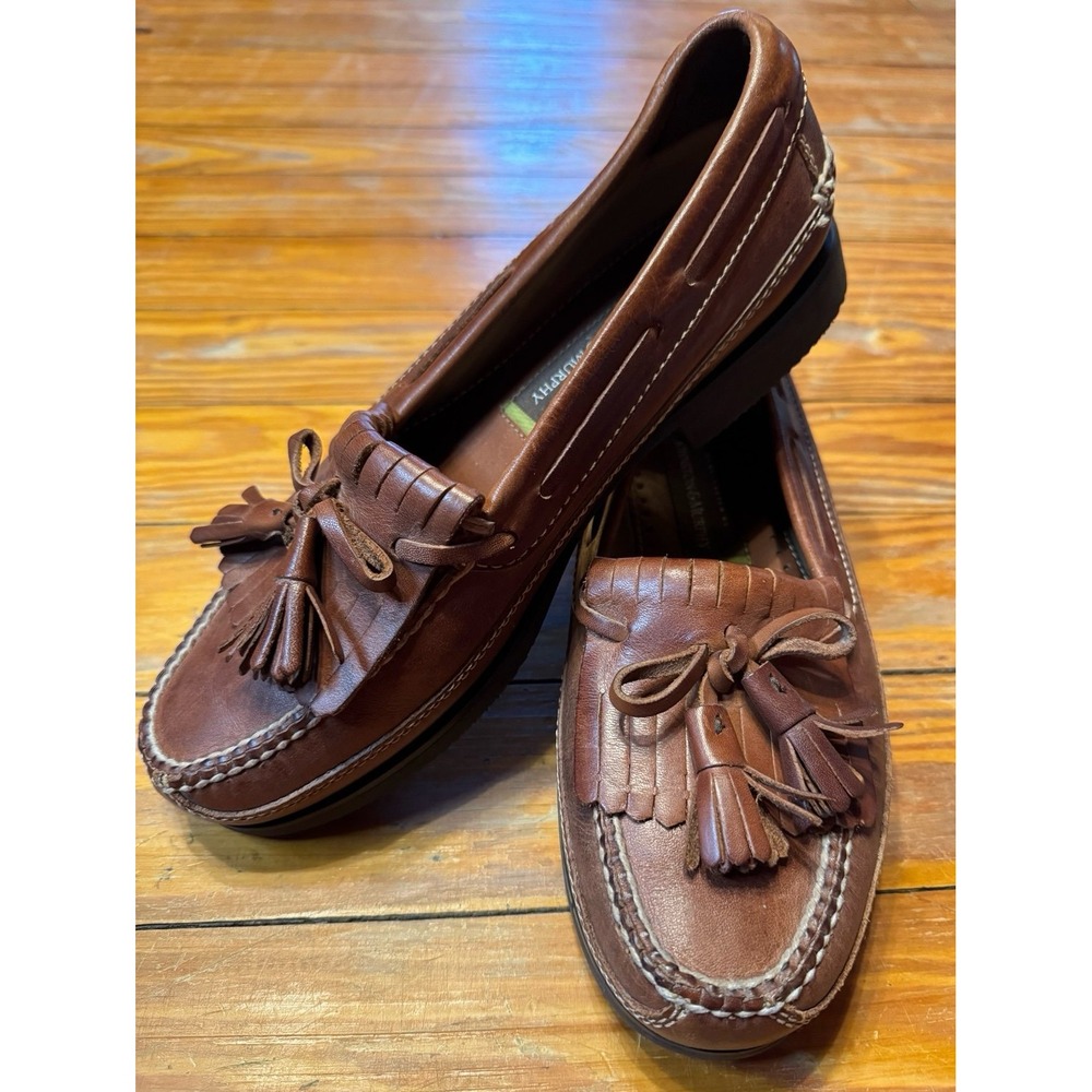 Johnston & Murphy Leather‎ Tassel Loafers Size 8.5 M